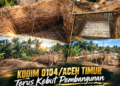 Kodim 0104/Aceh Timur Terus Genjot Pembangunan Jembatan Beton di Birem Bayeun