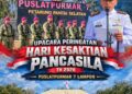 PUSLATPURMAR 7 LAMPON PERINGATI HARI KESAKTIAN PANCASILA 2026