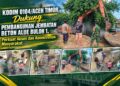 Kodim 0104/Aceh Timur Dukung Pembangunan Jembatan Beton Alue Buloh 1, Perkuat Akses dan Konektivitas Masyarakat