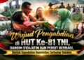 Wujud Pengabdian di HUT Ke-81 TNI, Dandim 0104/Atim dan Persit Berbagi Bentuk Kepedulian Terhadap Sesama