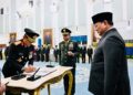 Panglima TNI Hadiri Pelantikan Kapolri dan Wakapolri di Istana Negara
