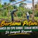 Bersama Petani, Babinsa 08/Spu Rawat Tanaman Mentimun di Lampoh Rayeuk