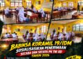 Kodim 0104/Atim Dukung Pembangunan Jembatan Perintis Penghubung Dua Desa