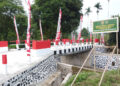 Kodim 1710/Mimika Rampungkan 10 Titik Jembatan Beton Garuda Merah Putih di Kabupaten Mimika