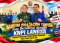 Dandim 0104/Aceh Timur Siap Bersinergi dengan KNPI Langsa, Perkuat Generasi Muda Bebas Narkoba dan Cinta Tanah Air