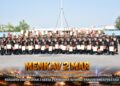 Komandan dan Prajurit Yonranratfib 2 Mar Ikuti Olahraga Bersama Danpasmar 2 serta Pemberian Reward Prajurit Berprestasi