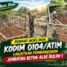 Perkuat Akses Desa, Kodim 0104/Atim Lanjutkan Pembangunan Jembatan Beton Alue Buloh 1