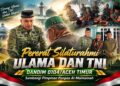 Pererat Silaturahmi Ulama dan TNI, Dandim 0104/Aceh Timur Sambangi Pimpinan Ponpes Al-Maimamah