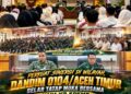 Wujudkan Ketahanan Pangan, Babinsa Koramil 19/Idm Bantu Petani Merontokkan Padi di Desa Jambo Lubok