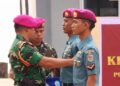 PUSLATPURMAR 9 DABO SINGKEP LAKSANAKAN UPACARA KENAIKAN PANGKAT PRAJURIT