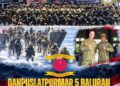 Danpuslatpurmar 5 Baluran Saksikan Latihan Pendaratan Amfibi TNI–ADF Di Banongan
