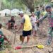 Penuh Kepedulian, Satgas TMMD ke-130 Bangun Rumah Warga Kampung Yamboi