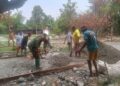 Pekerjaan Berat Terasa Ringan, Satgas TMMD ke-130 Bersama Masyarakat Bergotong Royong