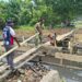 Pembangunan Jembatan Terus Dikebut, Satgas TMMD ke-130 Kodim 1808/Mansel Pasang Begisting Pondasi