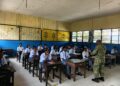 Dorong Generasi Muda Mengabdi Untuk Negeri, Sertu Nixon Sosialisasikan Rekrutmen Bintara Dan Tamtama TNI AD