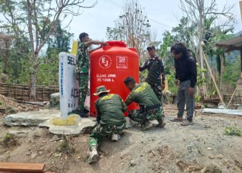 Kerja Keras Satgas TMMD ke-130 Berbuah Nyata, Air Bersih Segera Mengalir ke Rumah Warga Yamboi