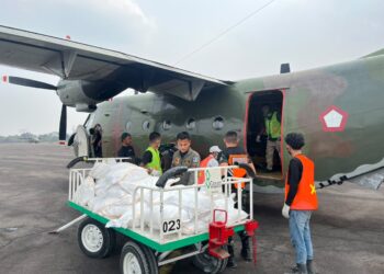Intensifkan Modifikasi Cuaca di Palembang, Satgas Udara Tabur 10,4 Ton Bahan Semai