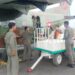 Satgas Udara OMC Tabur 10 Ton Bahan Semai di Langit Palembang