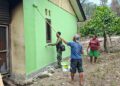 Satgas TMMD Ke-130 dan Warga Bersatu Warnai Kampung Yamboi Gunung