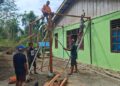 Satgas TMMD Ke-130 Fokus Pembangunan RTLH Di Kampung Yamboi Gunung