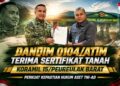 Wujudkan Dukungan Ketahanan Pangan, Babinsa Koramil 23/Lgst Bantu Petani Merontokkan Padi