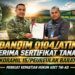 Wujudkan Dukungan Ketahanan Pangan, Babinsa Koramil 23/Lgst Bantu Petani Merontokkan Padi