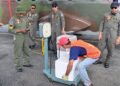 Satgas TNI Kembali Semai 10,8 Ton Bahan Modifikasi Cuaca di Kalimantan