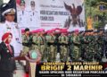 Komandan Beserta Prajurit Brigif 2 Marinir Hadiri Upacara Hari Kesaktian Pancasila Di Sidoarjo