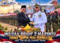 Wadan Brigif 2 Marinir Terima Tumpeng Pada Peringatan HUT TNI Ke 81 Tahun 2026 Di Sidoarjo