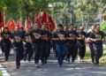 Komandan Brigif 2 Marinir Ikuti Olahraga Bersama Komandan Pasmar 2